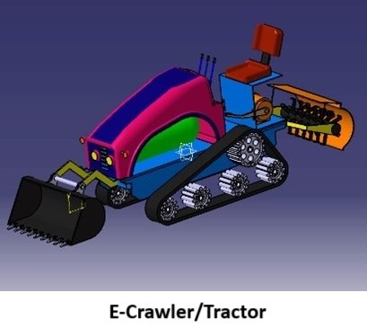 E-Crawler/Tractor Machine